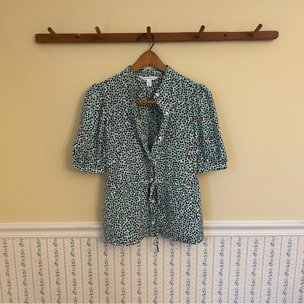 BRAND NEW WOT Popsugar Floral Blouse Top